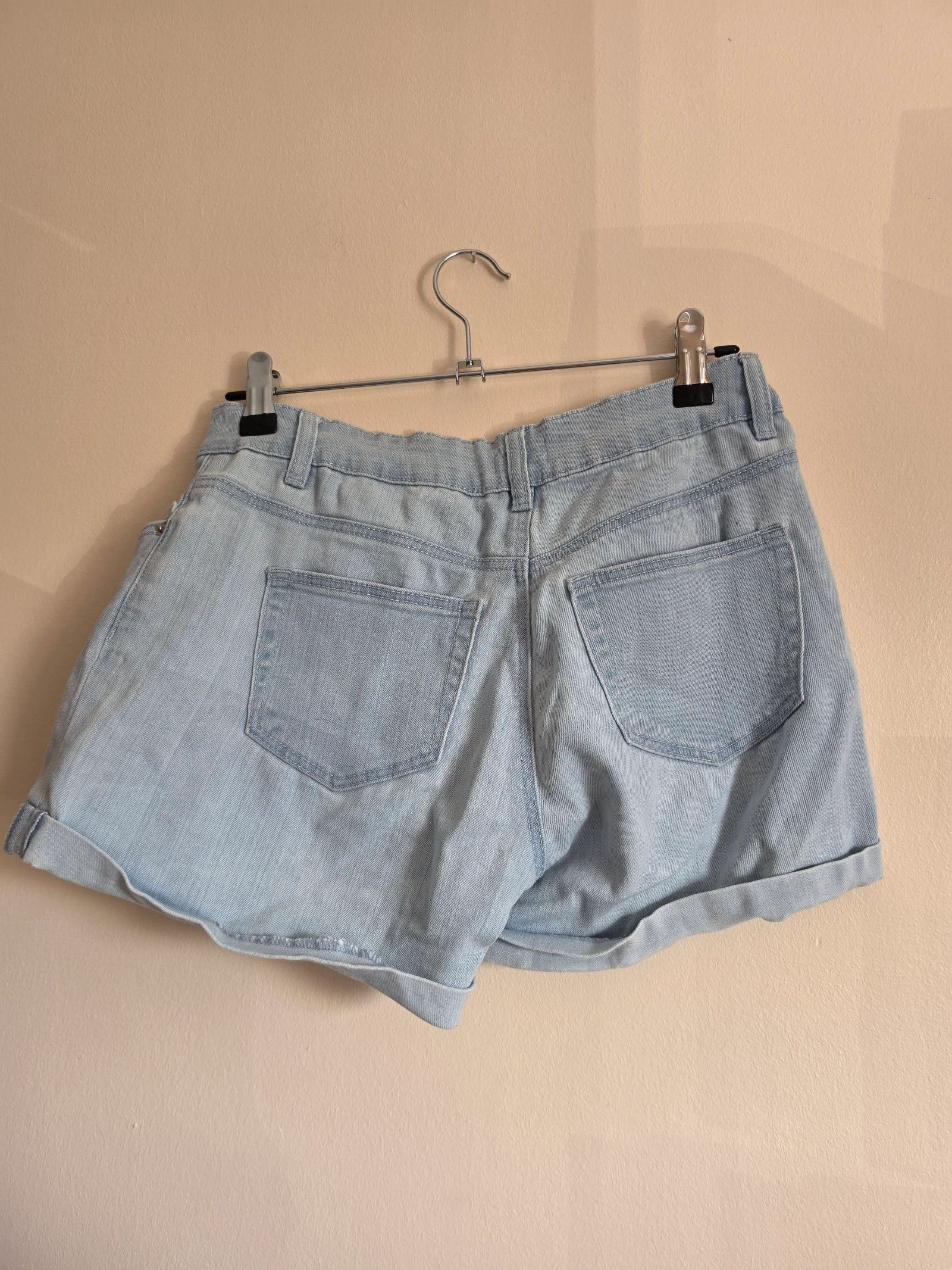 Short en jean clair Gémo - Taille 34 (XS) - Revers bas – photo 2
